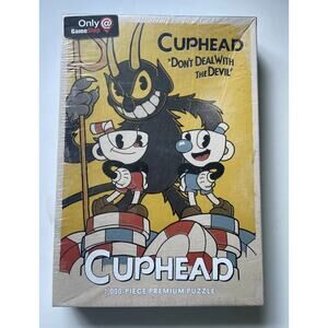 Cuphead Don't Deal with The Devil 1000 Piece Puzzle GameStop Exclusive
